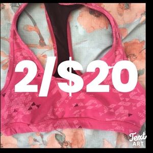 Nike Hot Pink Cotton Sports Bra